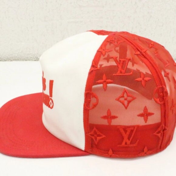 Louis Vuitton Everyday LV Embroidered Mesh Cap Size 58 Soho Exclusive - Picture 7 of 9